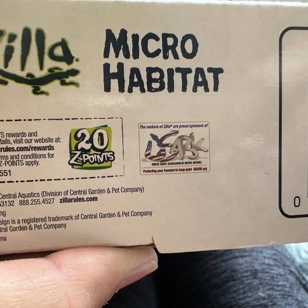 Zilla spider/bug/reptile Micro Habitat